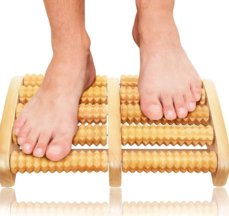 Foot Massage,Wooden Roller